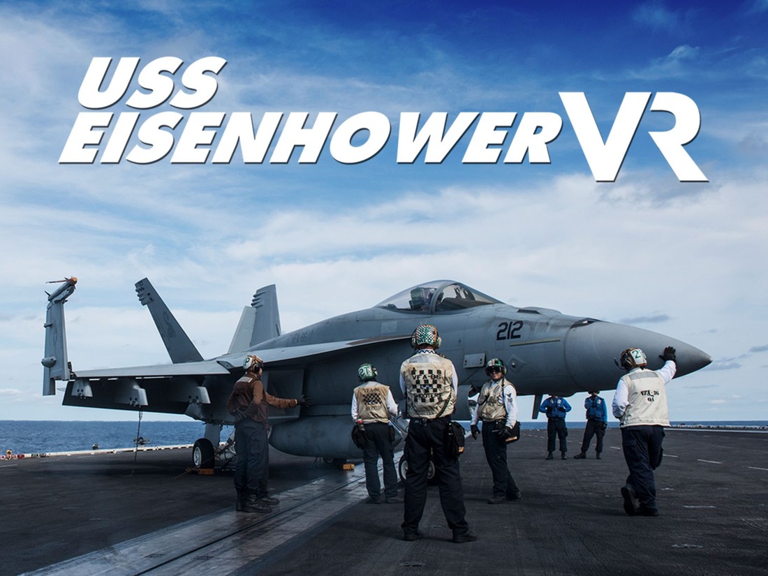 The USA TODAY NETWORK presents 'USS Eisenhower VR,' an unprecedented VR interactive transporting viewers to an aircraft carrier during full combat training. (Photo by USA TODAY NETWORK)